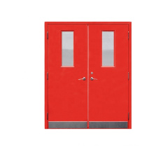 UL Listed Exit Emergency Metal Door Fire Proof Heat Resistance Thermal Acoustic Steel Door 5x7feet